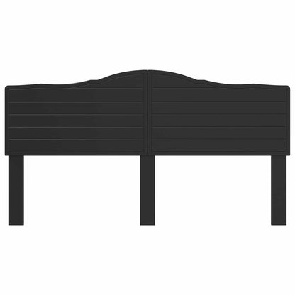 vidaXL Headboard Black Oak Engineered wood