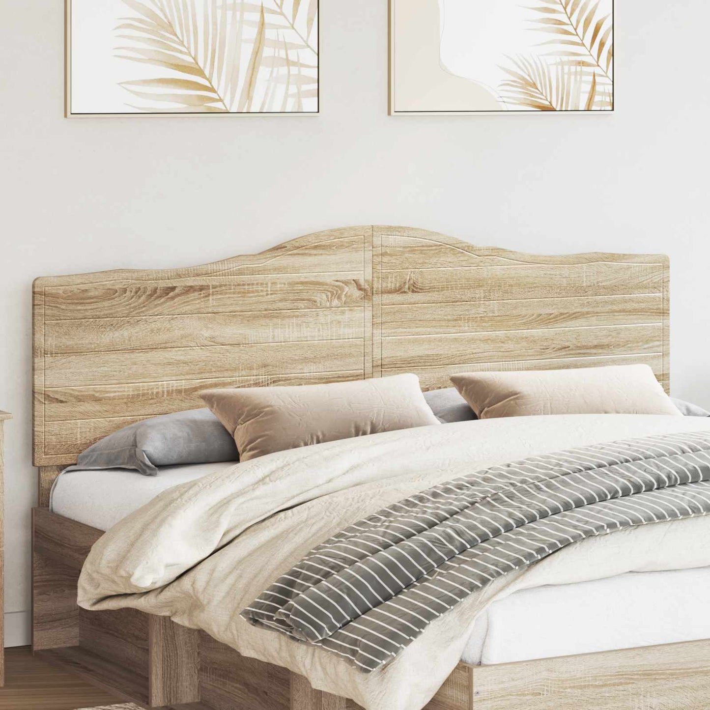 vidaXL Headboard Sonoma Oak Engineered wood
