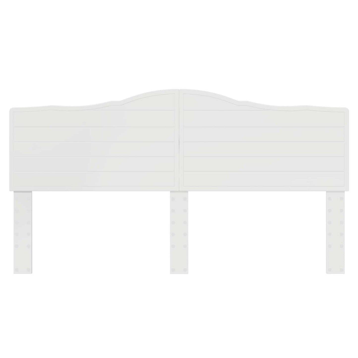 vidaXL Headboard Gloss White Engineered wood