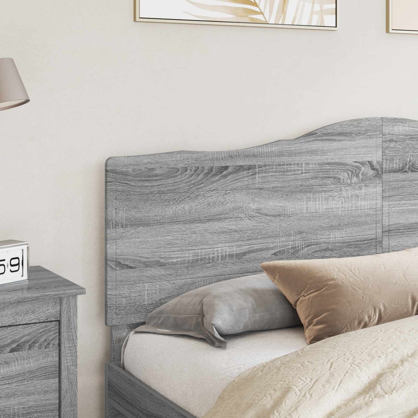 vidaXL Headboard Grey Sonoma Engineered wood