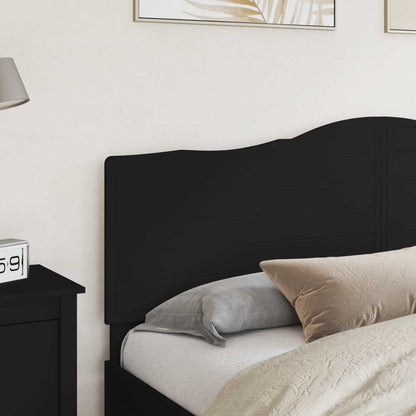 vidaXL Headboard Black Oak Engineered wood