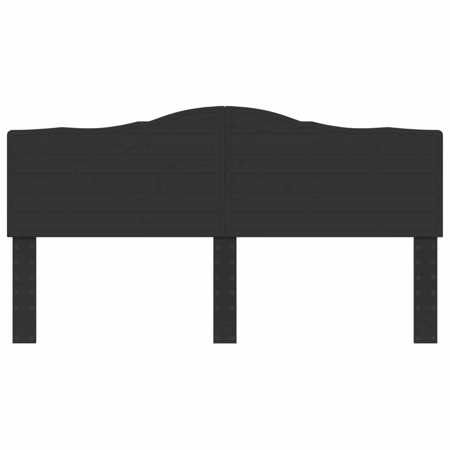 vidaXL Headboard Black Oak Engineered wood