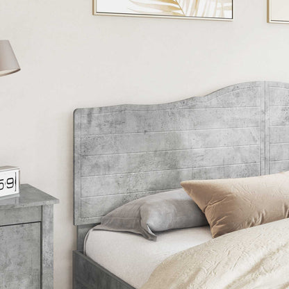 vidaXL Headboard Concrete Grey Engineered wood