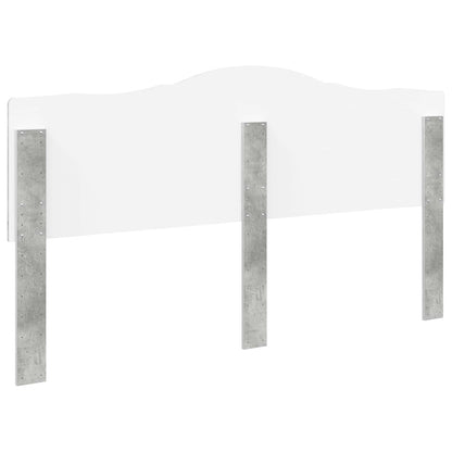 vidaXL Headboard Concrete Grey Engineered wood