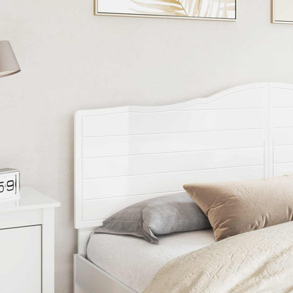 vidaXL Headboard Gloss White Engineered wood