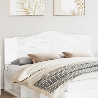 vidaXL Headboard Gloss White Engineered wood