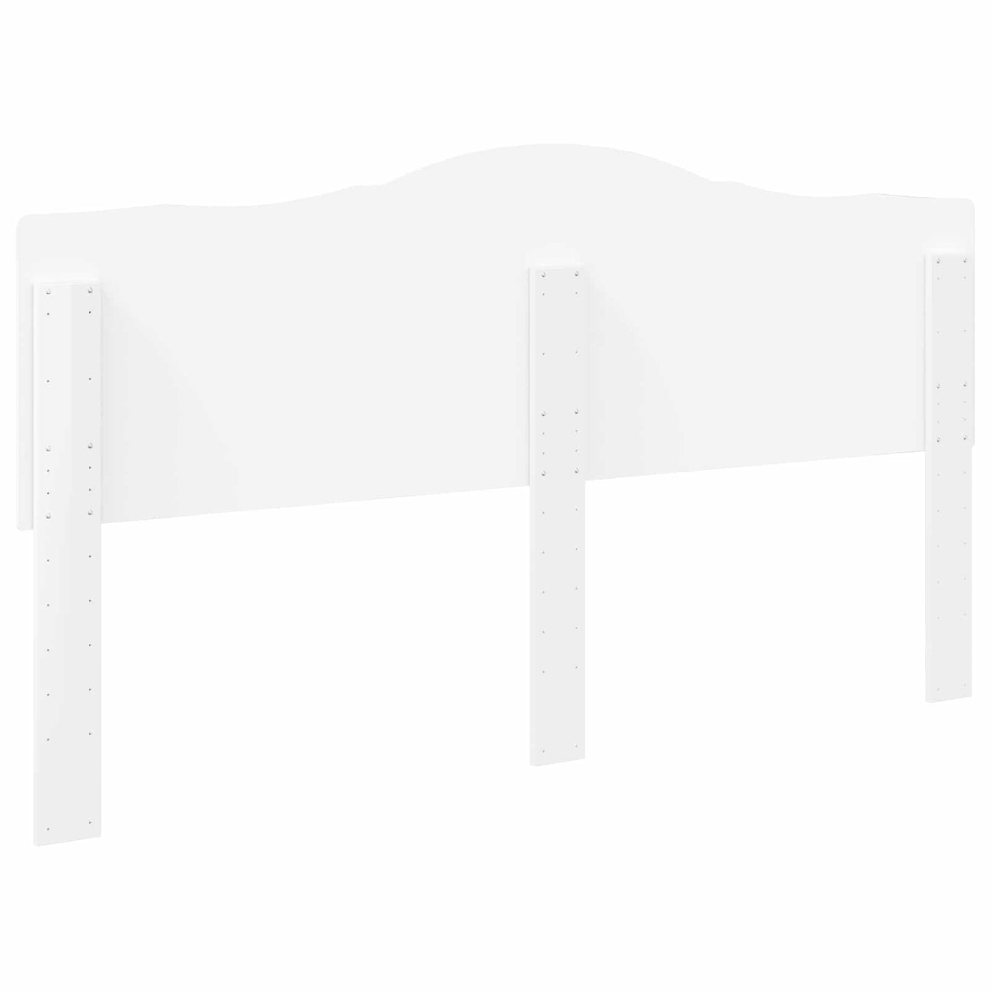 vidaXL Headboard Gloss White Engineered wood
