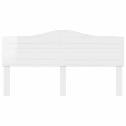 vidaXL Headboard Gloss White Engineered wood
