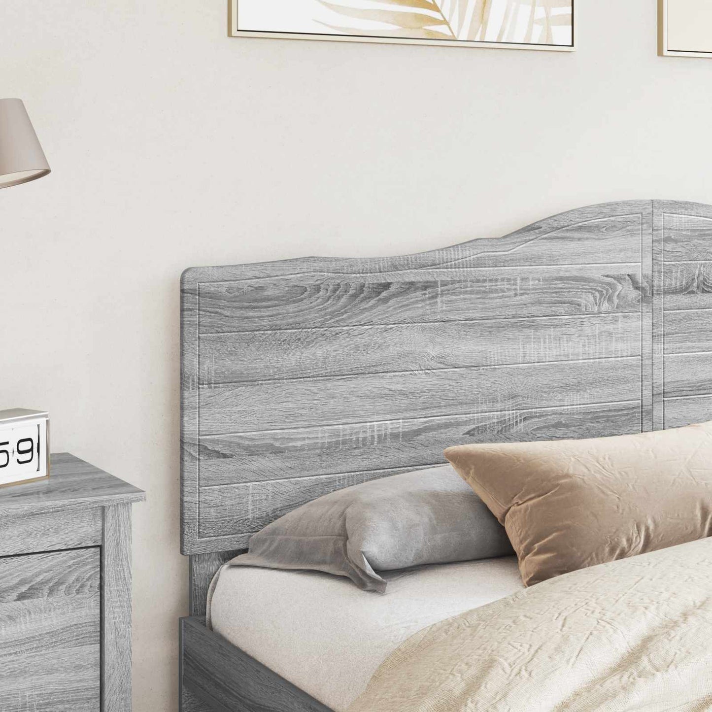 vidaXL Headboard Grey Sonoma Engineered wood