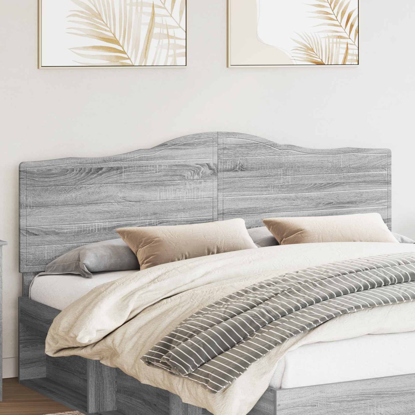 vidaXL Headboard Grey Sonoma Engineered wood