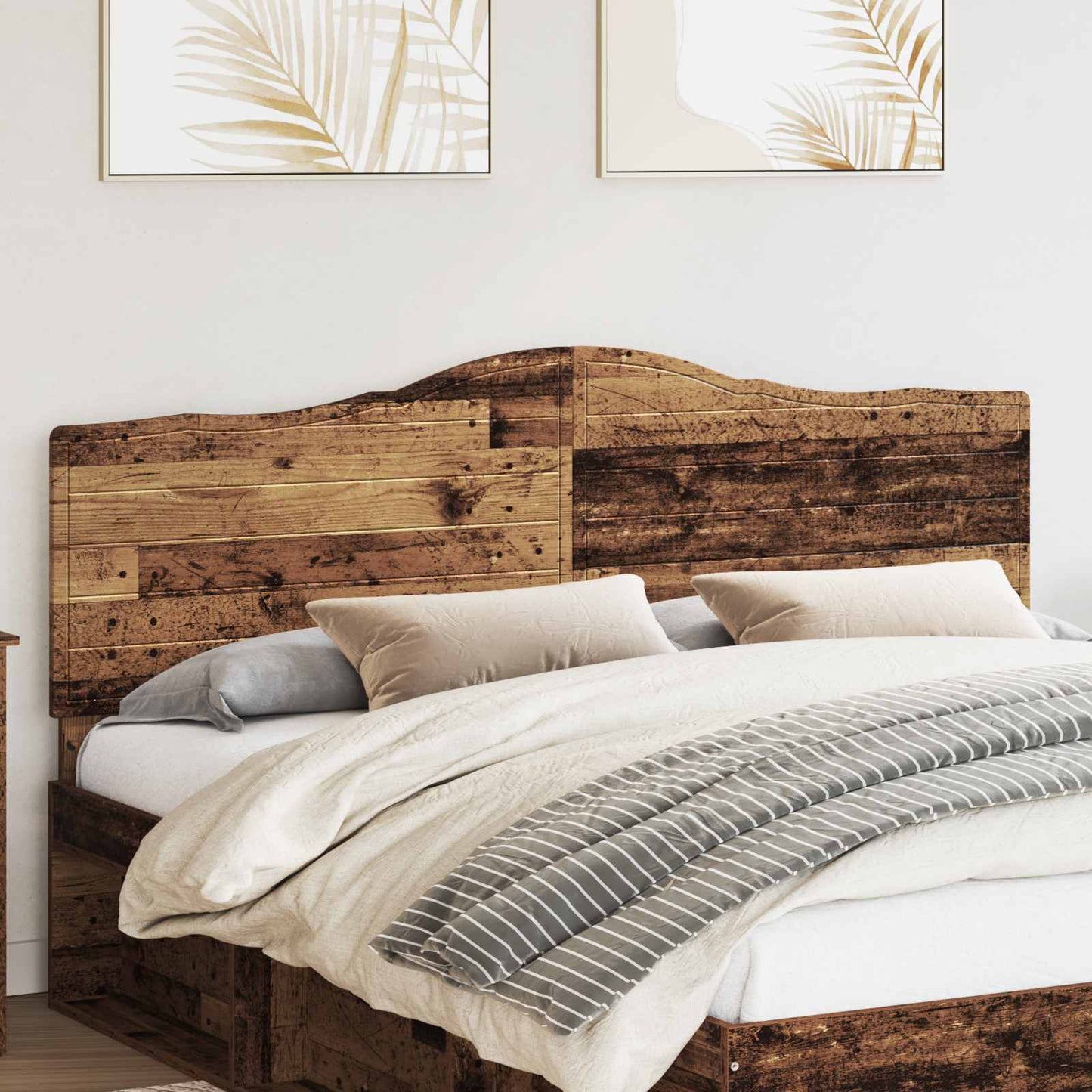vidaXL Headboard Old Wood Engineered wood