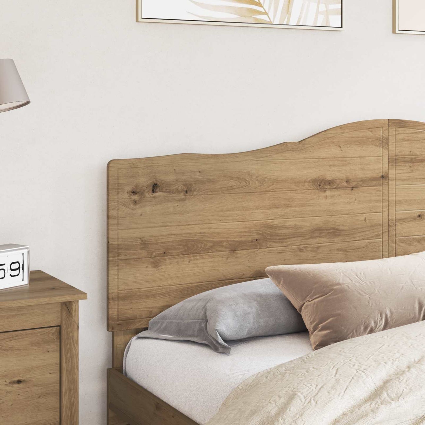 vidaXL Headboard Artisan Oak Engineered wood