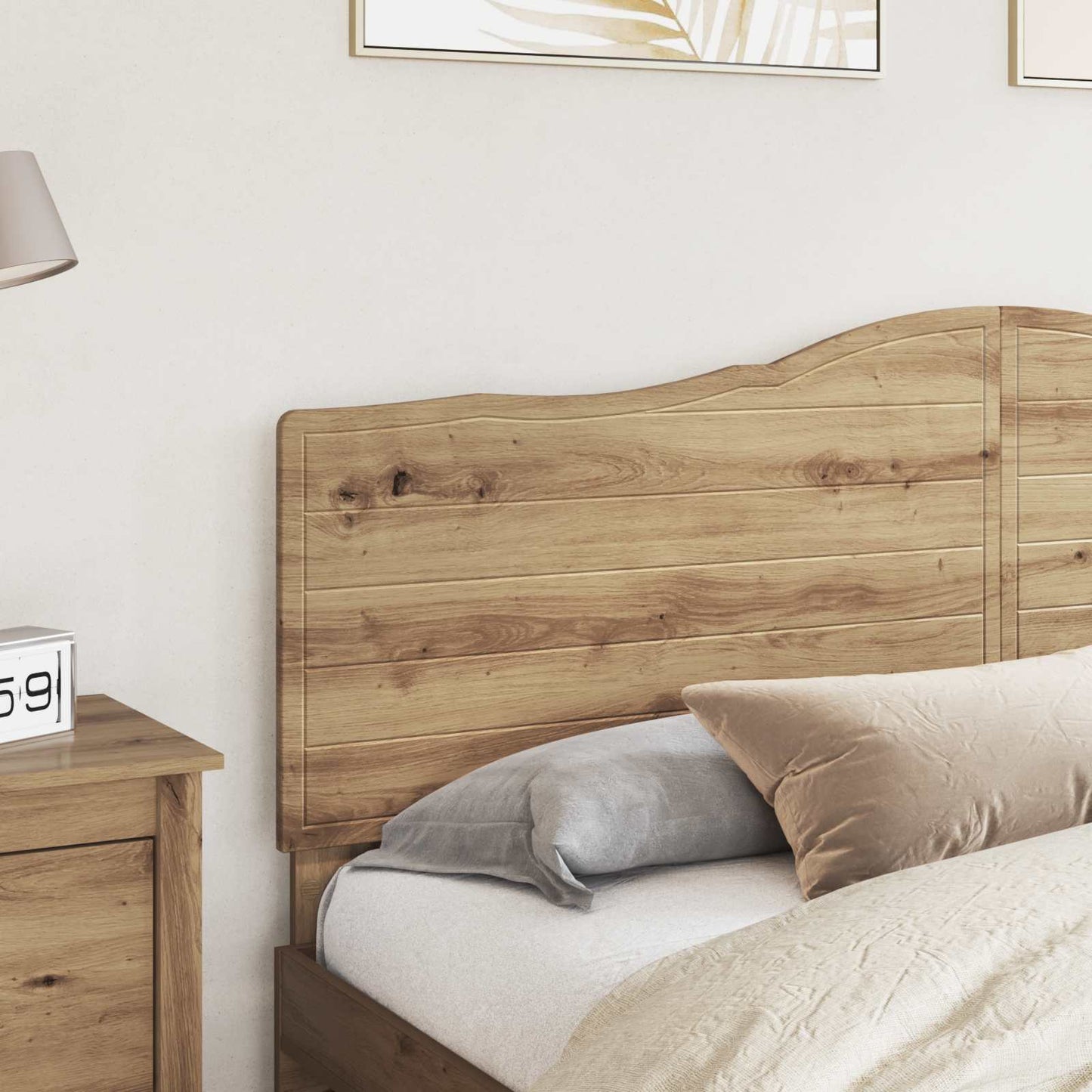 vidaXL Headboard Artisan Oak Engineered wood
