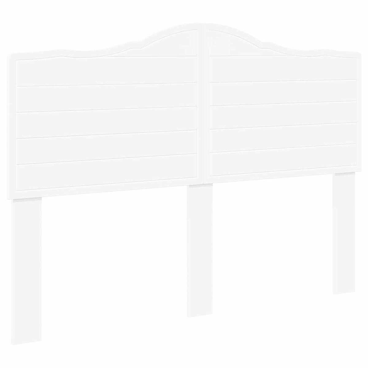 vidaXL Headboard White Engineered wood
