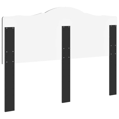 vidaXL Headboard Black Oak Engineered wood