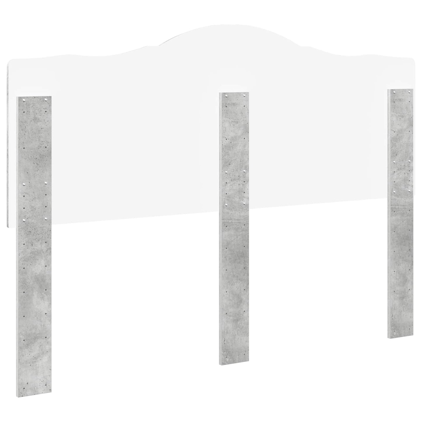 vidaXL Headboard Concrete Grey Engineered wood