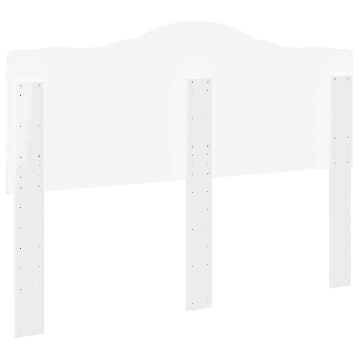 vidaXL Headboard Gloss White Engineered wood