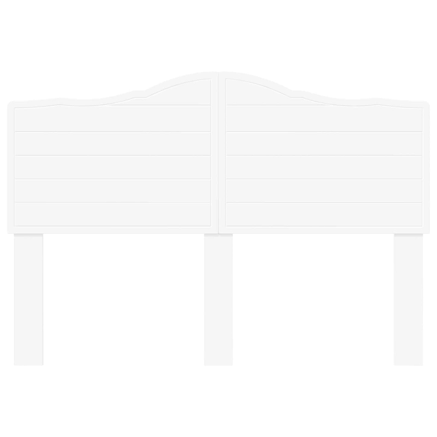 vidaXL Headboard White Engineered wood