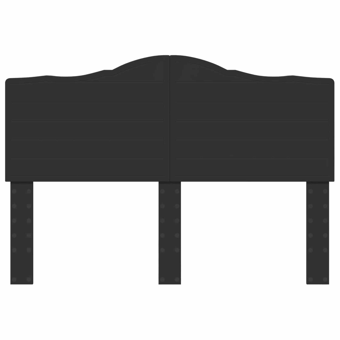 vidaXL Headboard Black Oak Engineered wood