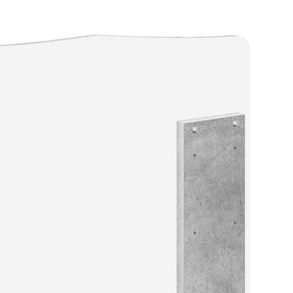 vidaXL Headboard Concrete Grey Engineered wood