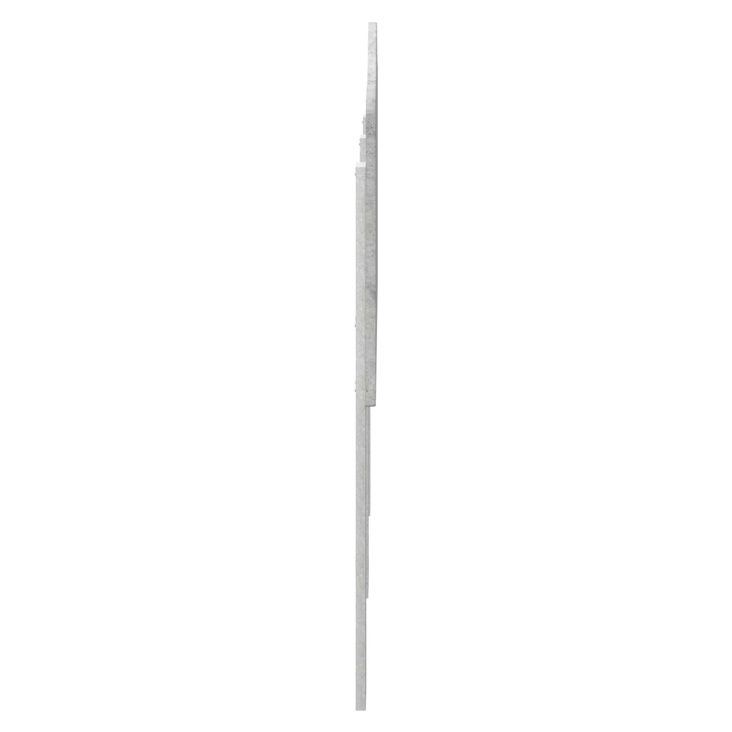 vidaXL Headboard Concrete Grey Engineered wood