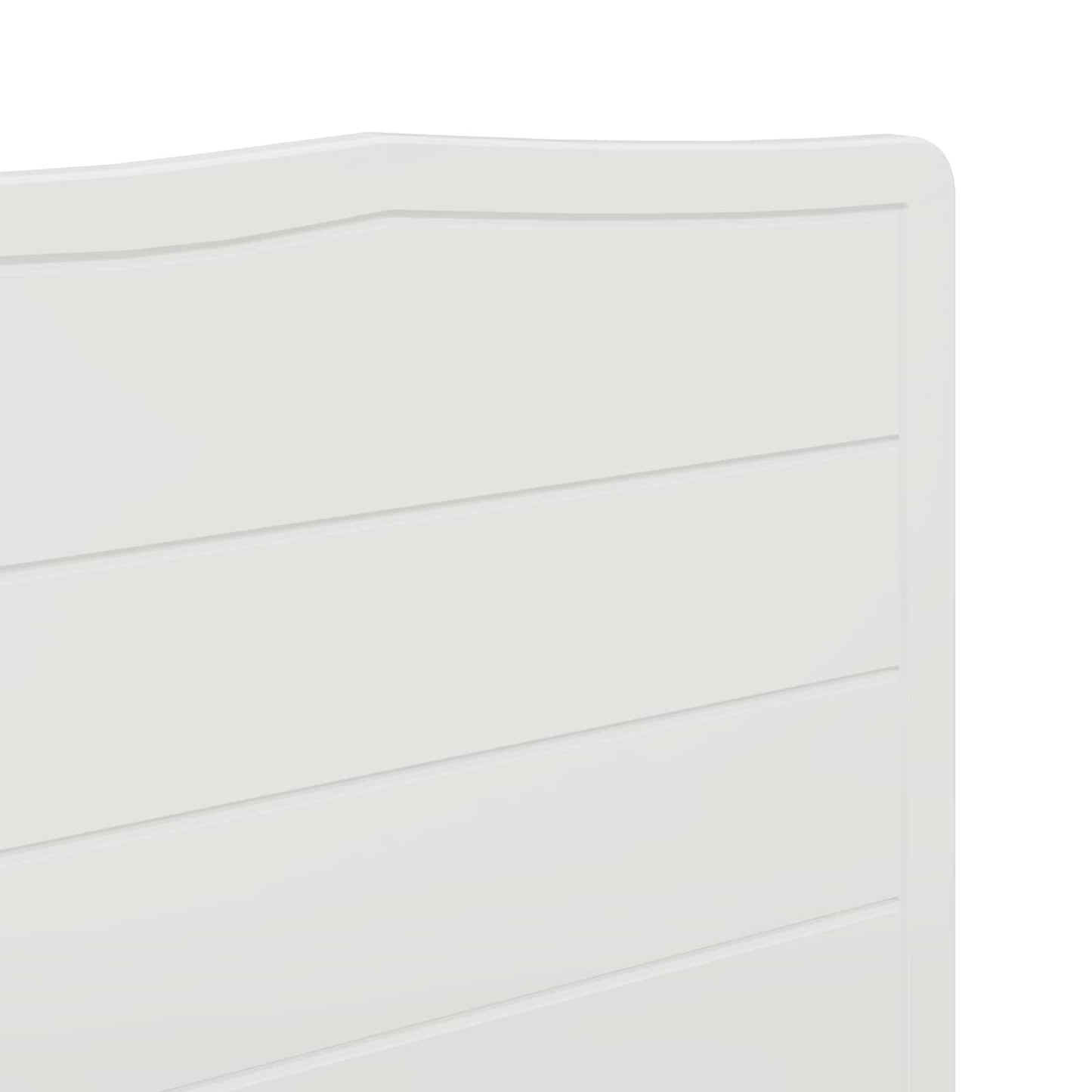 vidaXL Headboard Gloss White Engineered wood