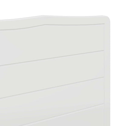 vidaXL Headboard Gloss White Engineered wood