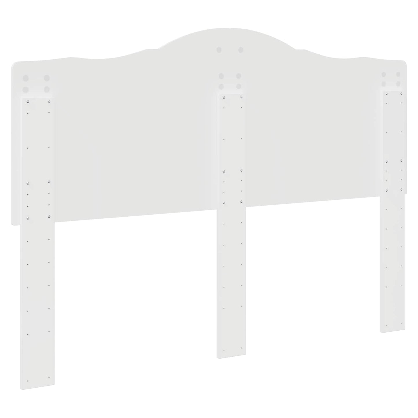 vidaXL Headboard Gloss White Engineered wood