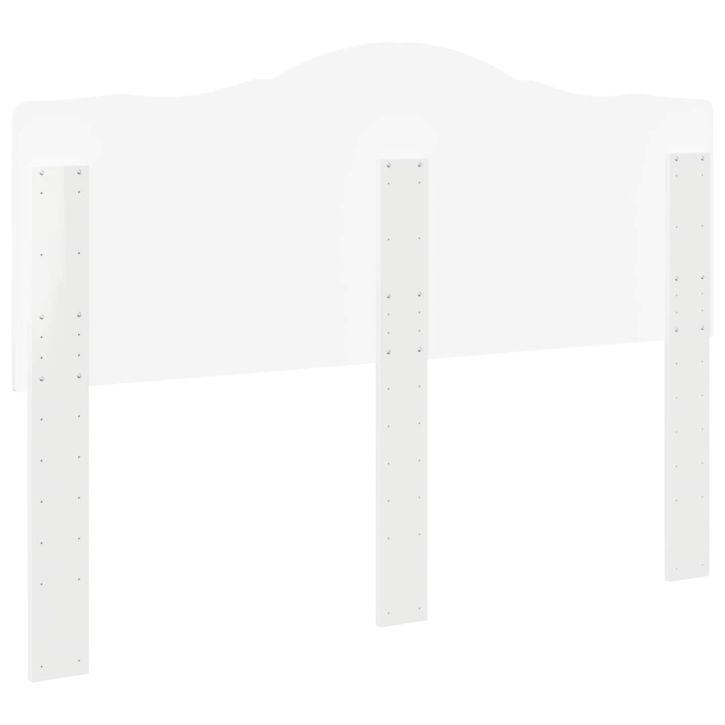 vidaXL Headboard Gloss White Engineered wood