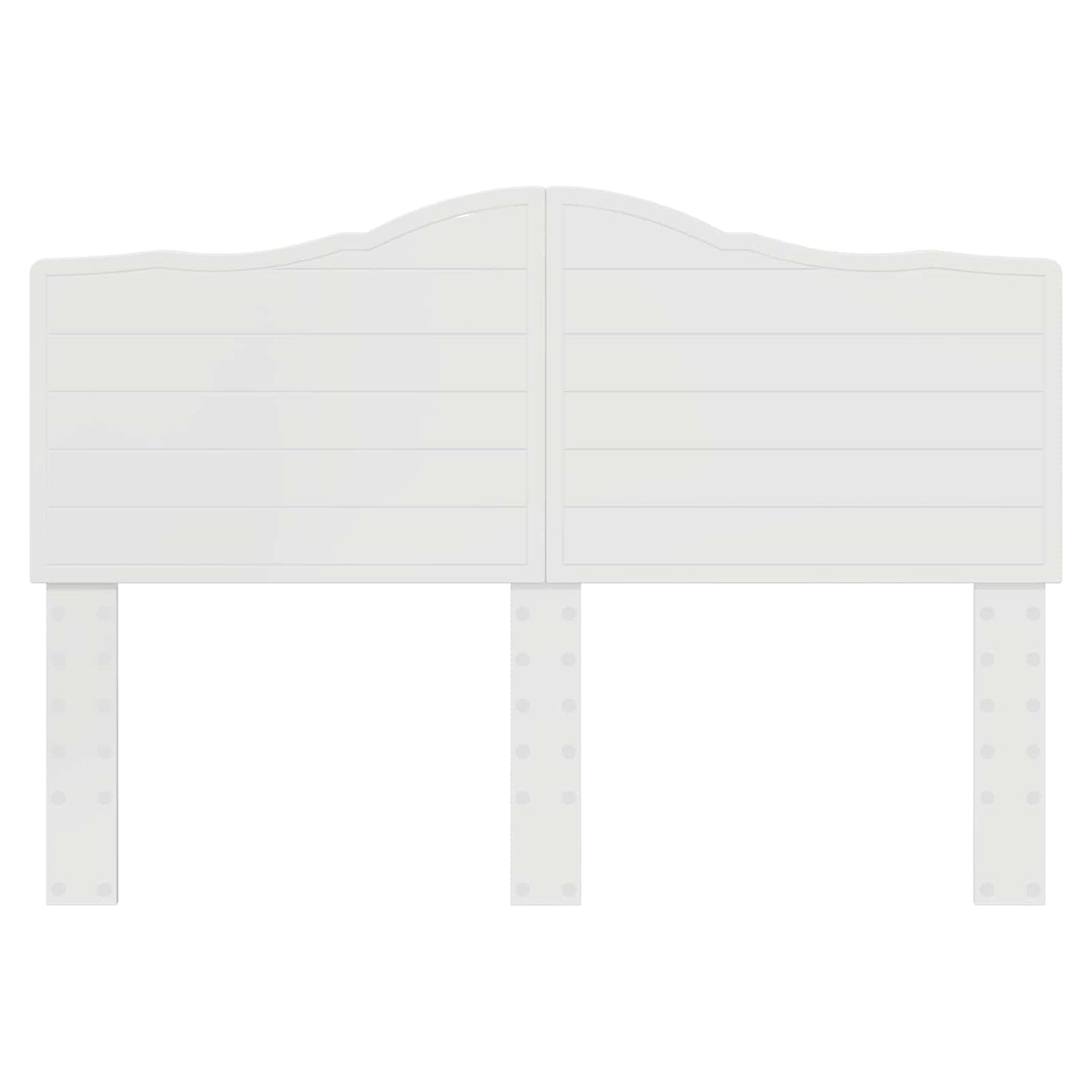 vidaXL Headboard Gloss White Engineered wood