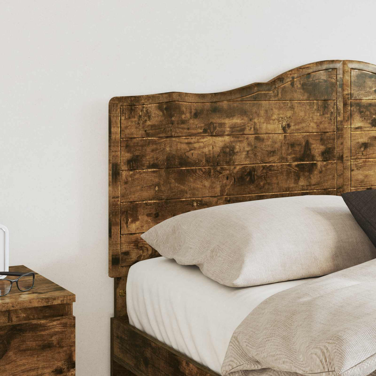 vidaXL Headboard Smoked Oak Engineered wood