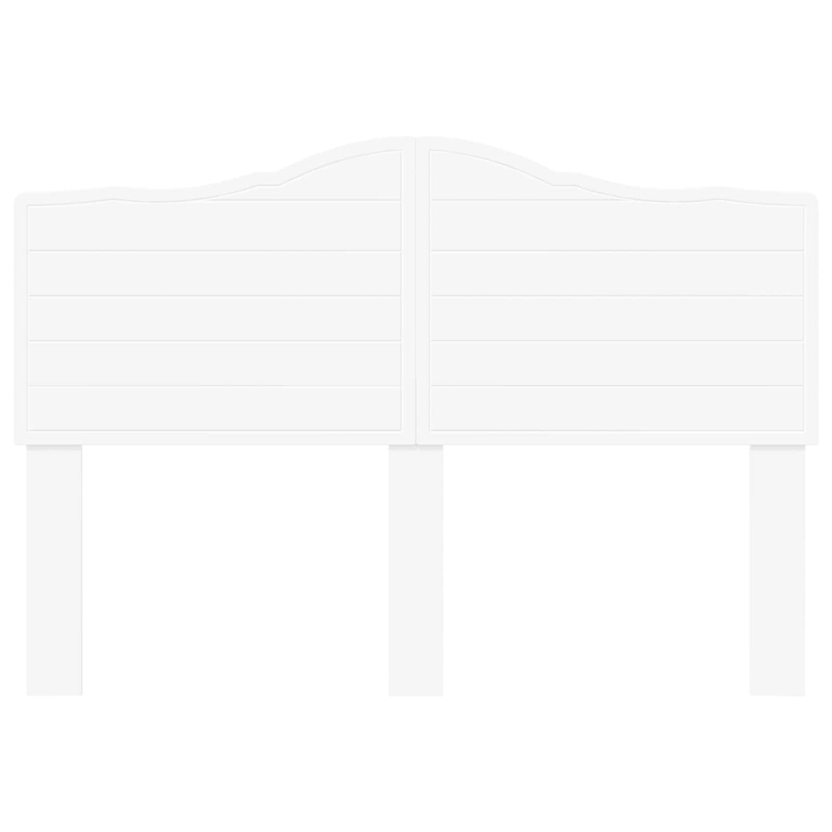 vidaXL Headboard White Engineered wood