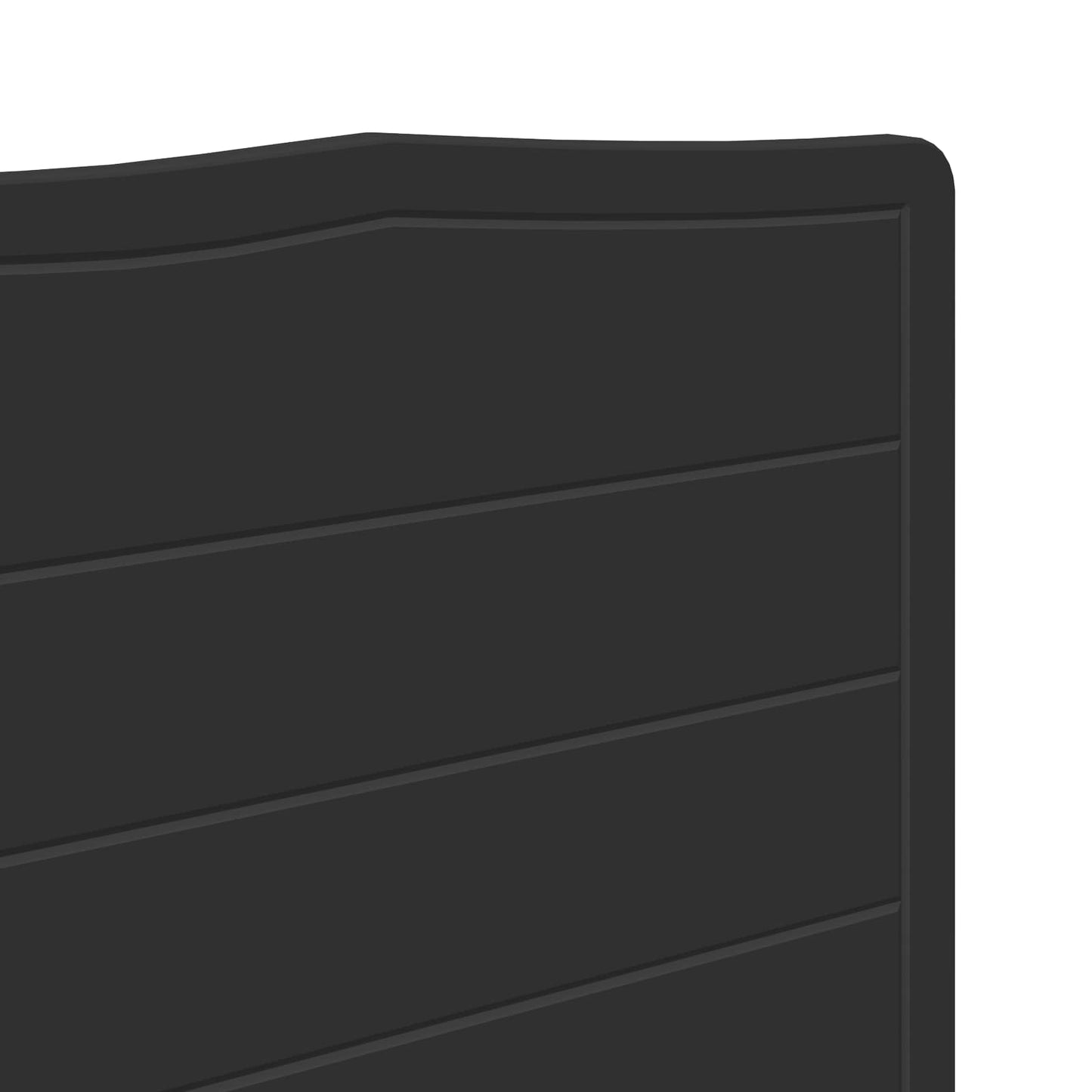vidaXL Headboard Black Oak Engineered wood