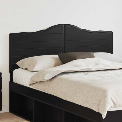 vidaXL Headboard Black Oak Engineered wood