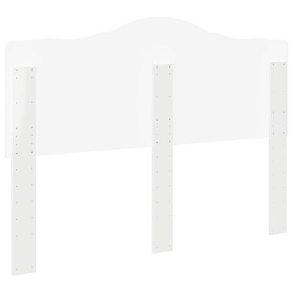 vidaXL Headboard Gloss White Engineered wood
