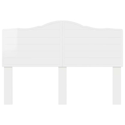 vidaXL Headboard Gloss White Engineered wood