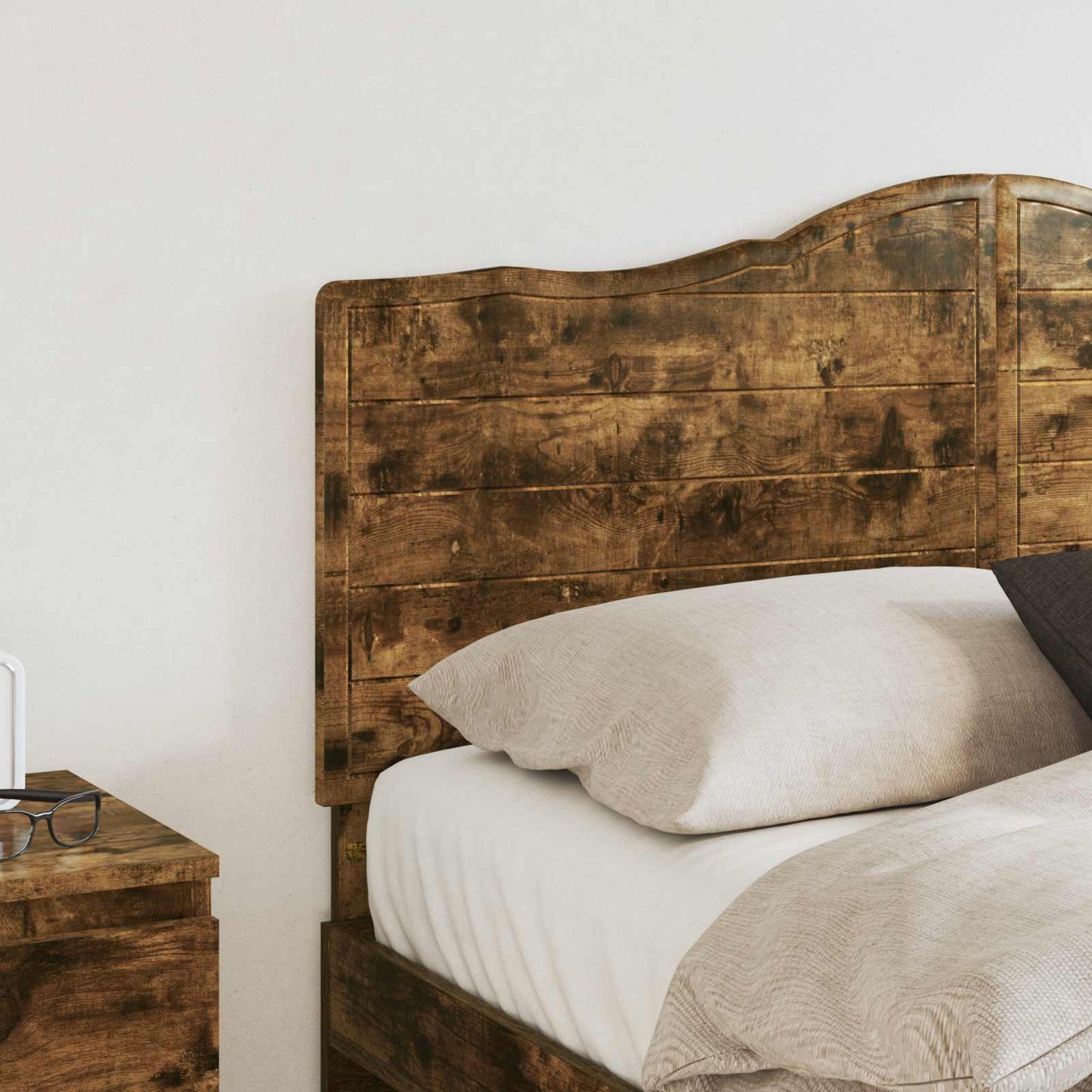 vidaXL Headboard Smoked Oak Engineered wood