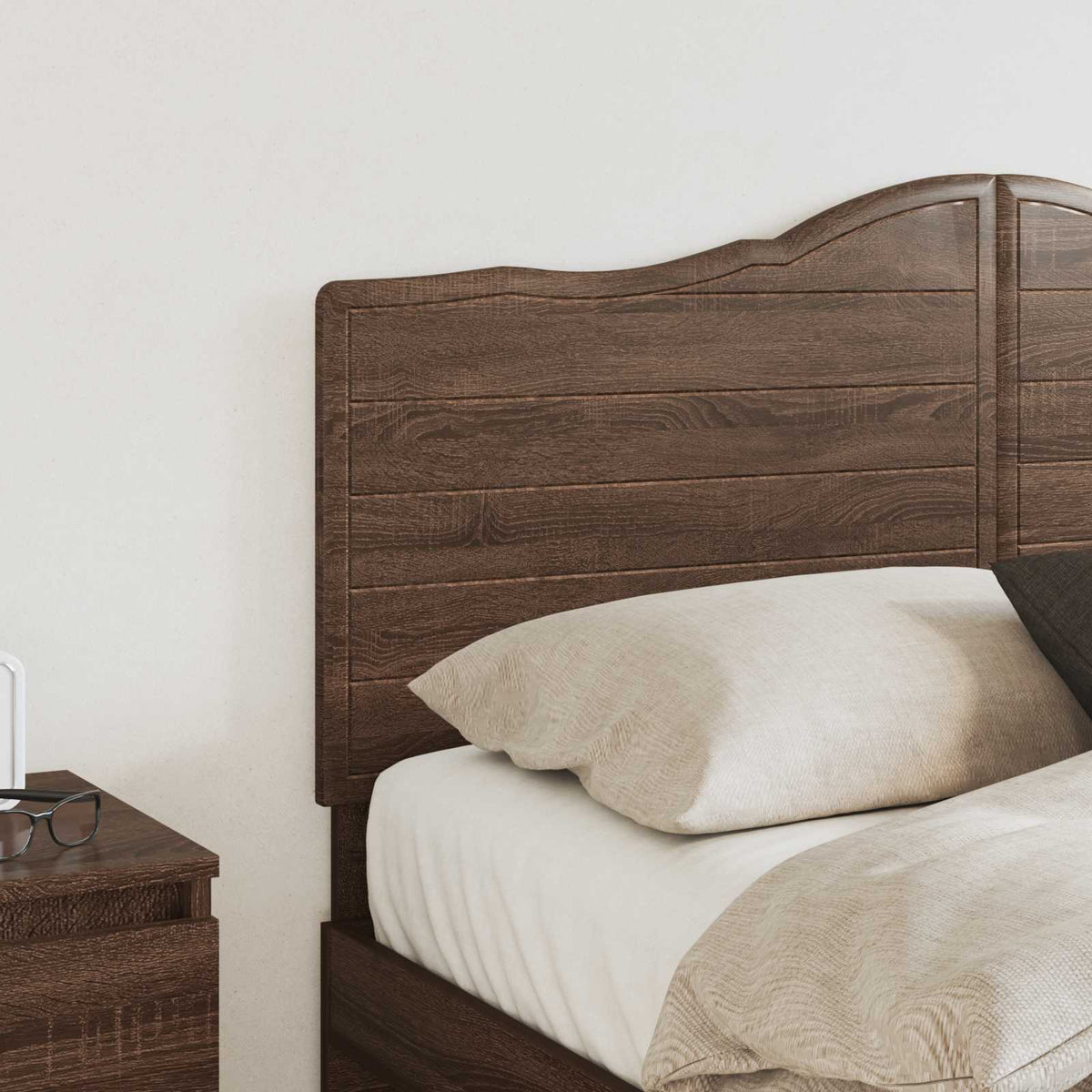vidaXL Headboard Brown Oak Engineered wood