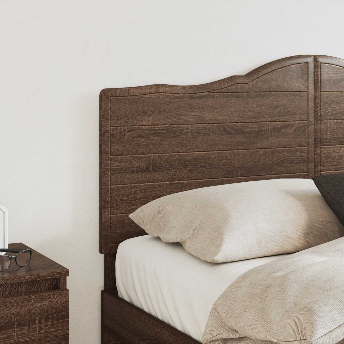 vidaXL Headboard Brown Oak Engineered wood