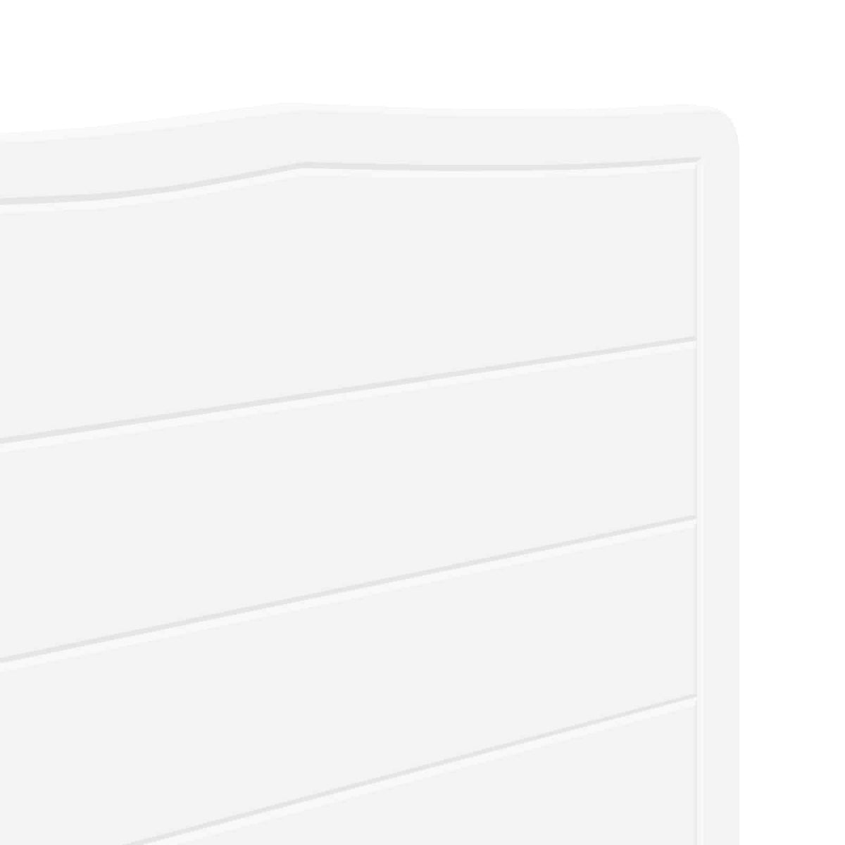 vidaXL Headboard White Engineered wood