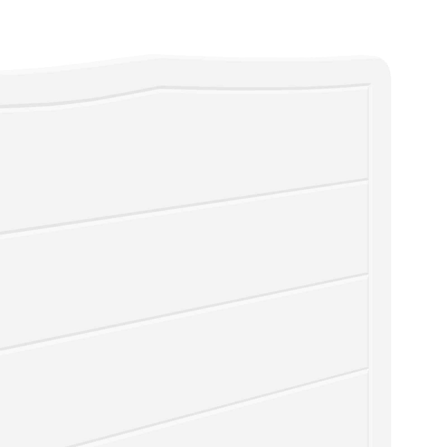 vidaXL Headboard White Engineered wood