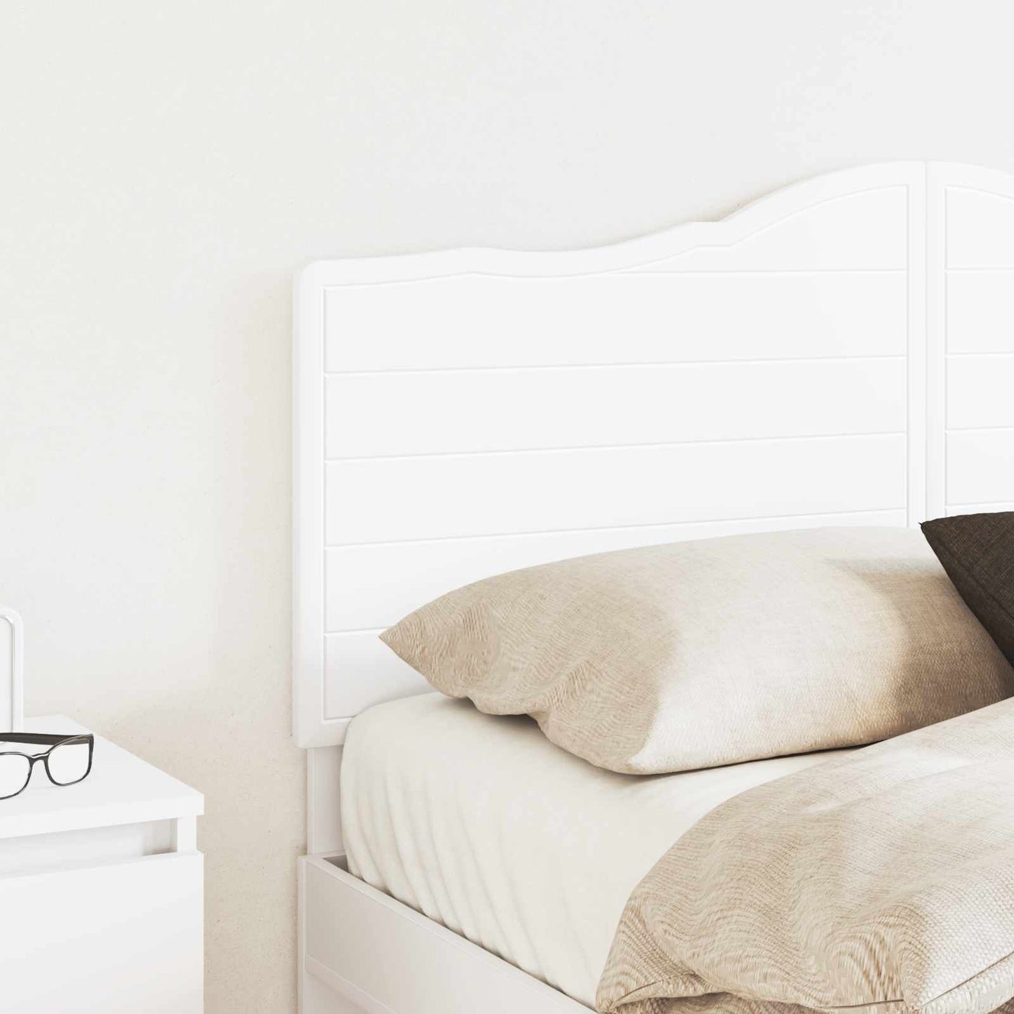 vidaXL Headboard White Engineered wood