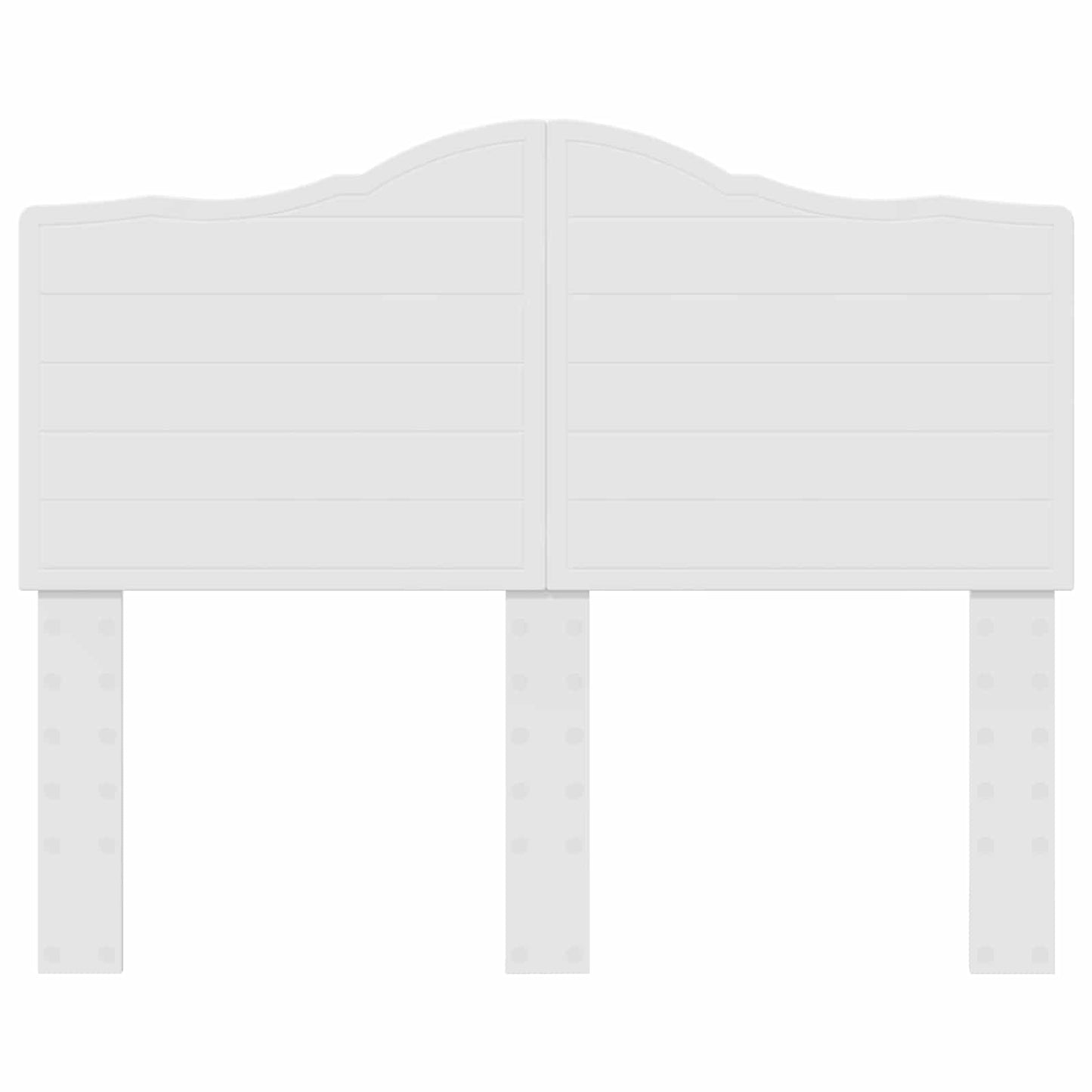 vidaXL Headboard White Engineered wood
