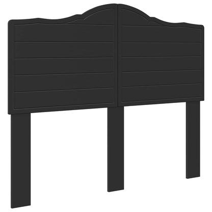 vidaXL Headboard Black Oak Engineered wood