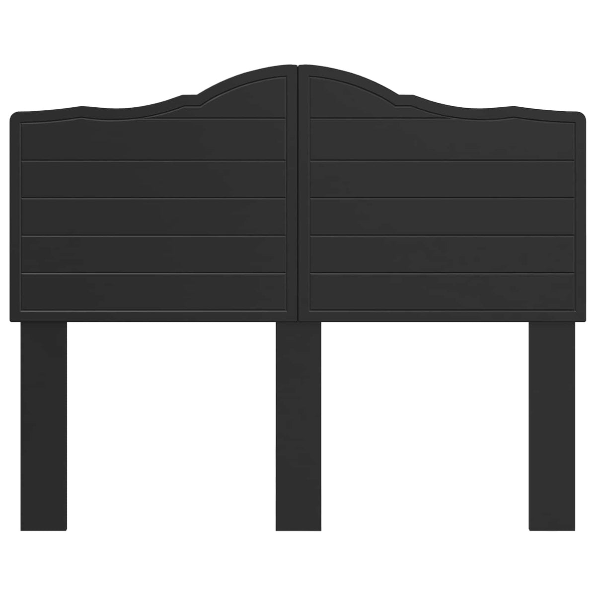 vidaXL Headboard Black Oak Engineered wood