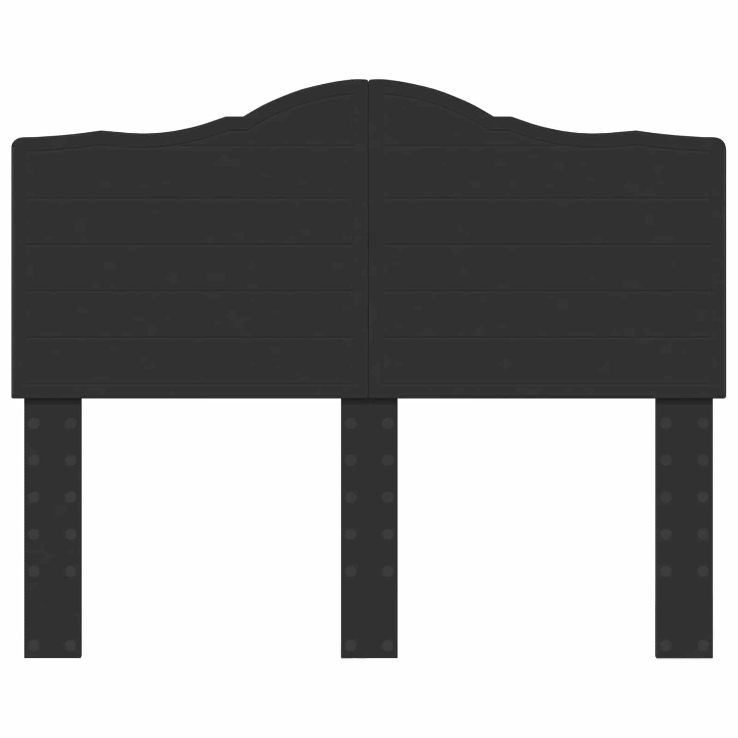 vidaXL Headboard Black Oak Engineered wood