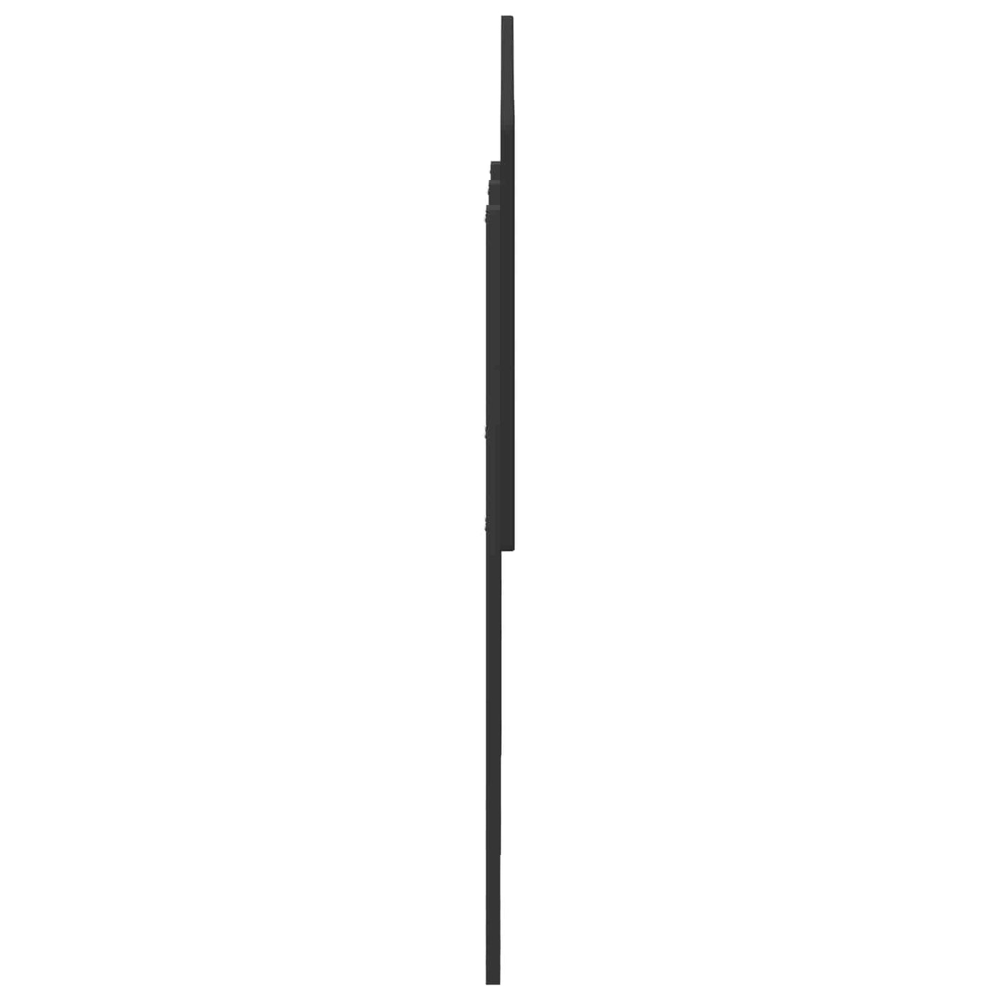 vidaXL Headboard Black Oak Engineered wood