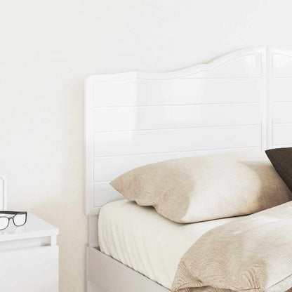 vidaXL Headboard Gloss White Engineered wood