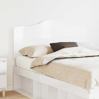 vidaXL Headboard Gloss White Engineered wood