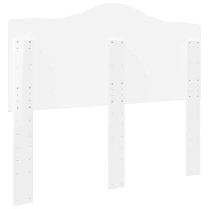 vidaXL Headboard Gloss White Engineered wood